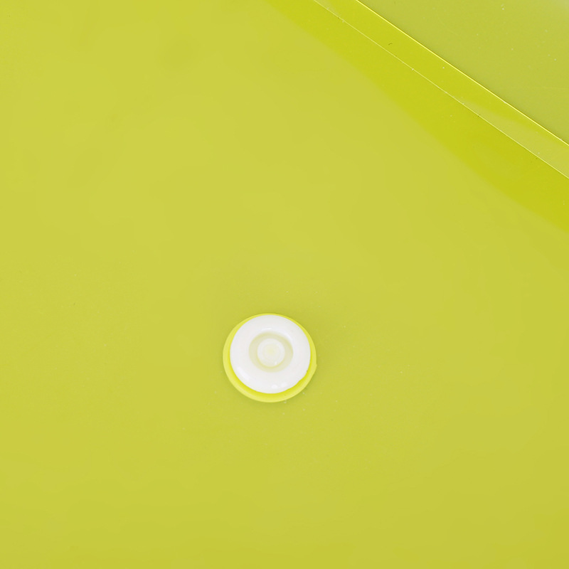 现货批发按扣a4透明袋209塑料立体文件袋 票据资料收纳档案袋定制细节图