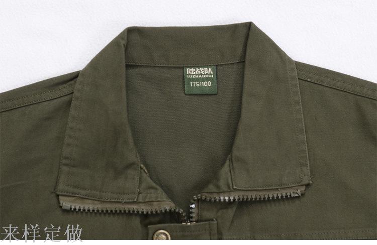 境专供工作服套装男劳保服秋冬季棉耐磨工地工装电焊工作服男白底实物图