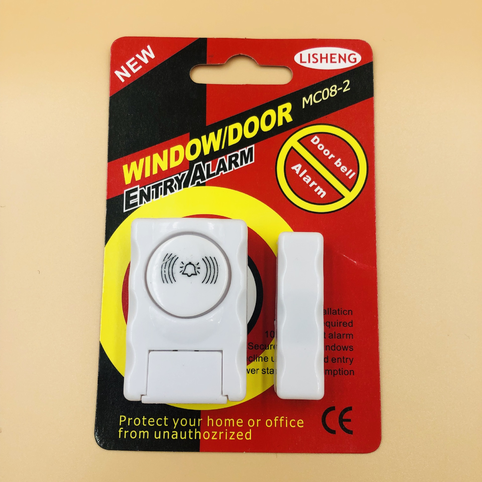 厂家直销 MC06-1 超响大分贝门磁 门窗报警器 防盗报警器