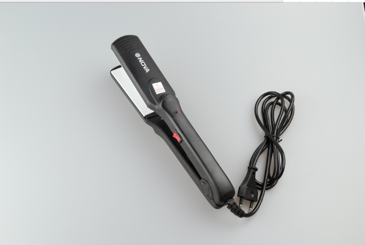 NOVA dual-purpose hair straightening and curling tool, hair-resistant and anti-scald styling Wonder, large-sized splint details Picture