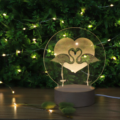 Creative Gift 3D Small night light LED decorative lamp custom new unique birthday gift night light