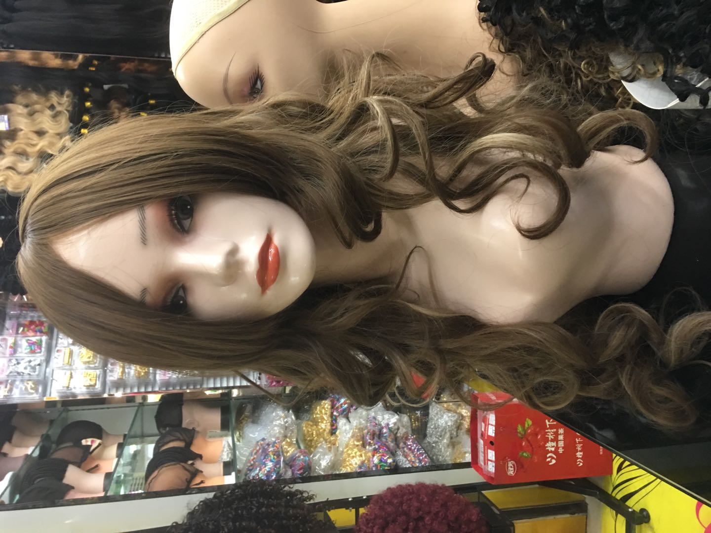 Dyed graded wig 2