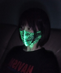 Bar glow mask nightclub glow mask party glow mask