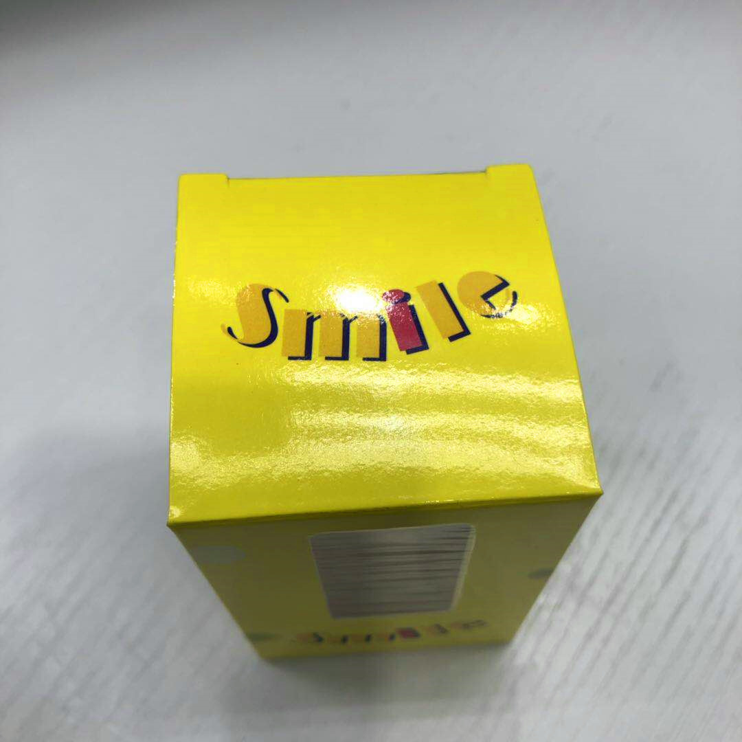 贝乐迪笑脸弹簧公仔彩盒 抖音同款摇头公仔包装盒 smile包装盒细节图