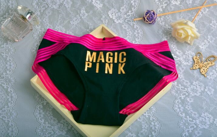 magic box mystery Magic box mystery factory direct sales breathable comfortable magic pink brand refreshing ladies cotton underwear dream red powder