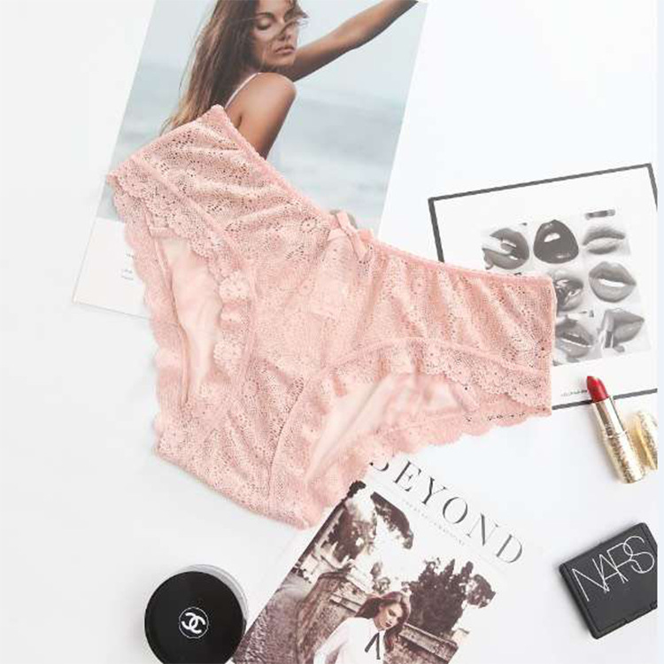 Magic box mystery lace midwaist lift buttock women's underwear bottom all cotton underwear dream red pink factory direct magic box mystery magic box mystery