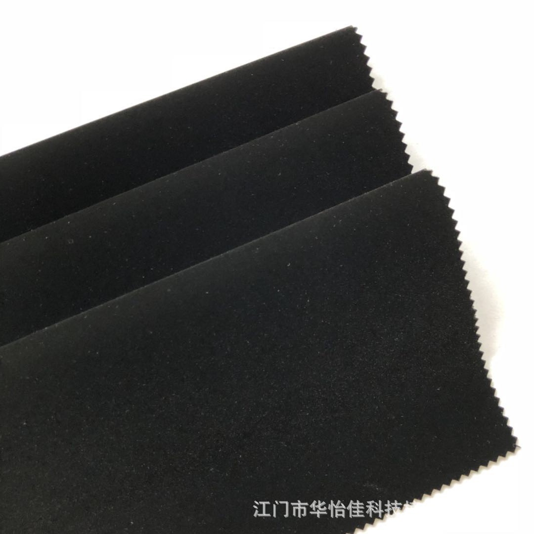 We supply self-adhesive flocking fabric for furniture underlays with long-haired plush and laminated black single-sided plush props Application Scenario