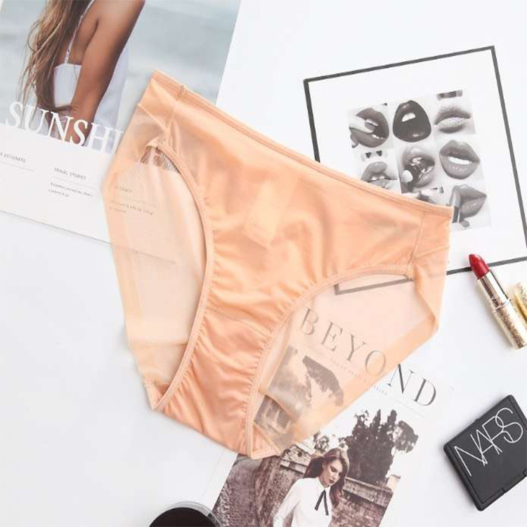 magic box mystery Magic box mystery Europe and the United States magic pink new lace underwear, ultra-thin nylon material + lace briefs.