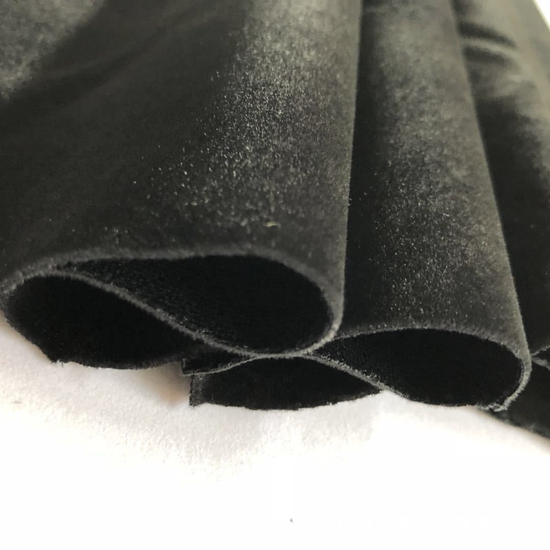 We offer wholesale of high-end jewelry bags with black plush fabric on knitted soles and plush fabric for toy dolls Application Scenario
