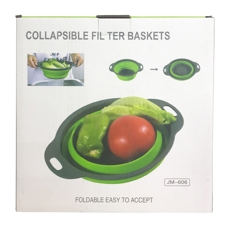 圆形可折叠 伸缩水果篮 厨房沥水盆多功能洗菜篮碗碟沥水篮