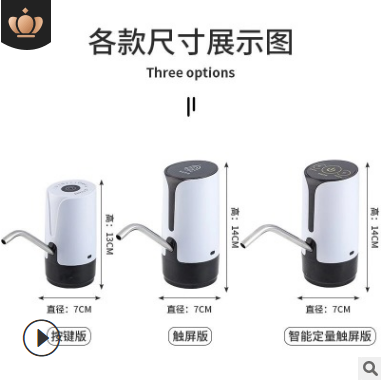 Bottled water pump electric water dispenser household intelligent charging water refill pure bucket automatic water pressure details Picture