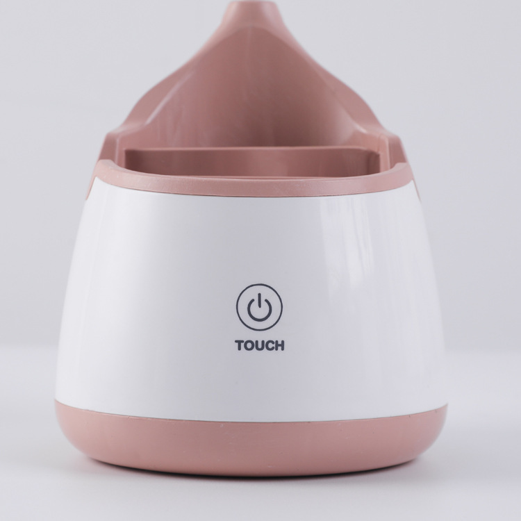 创意LED触控笔筒台灯USB充电带手机支架收纳底座小夜灯桌面学习灯细节图