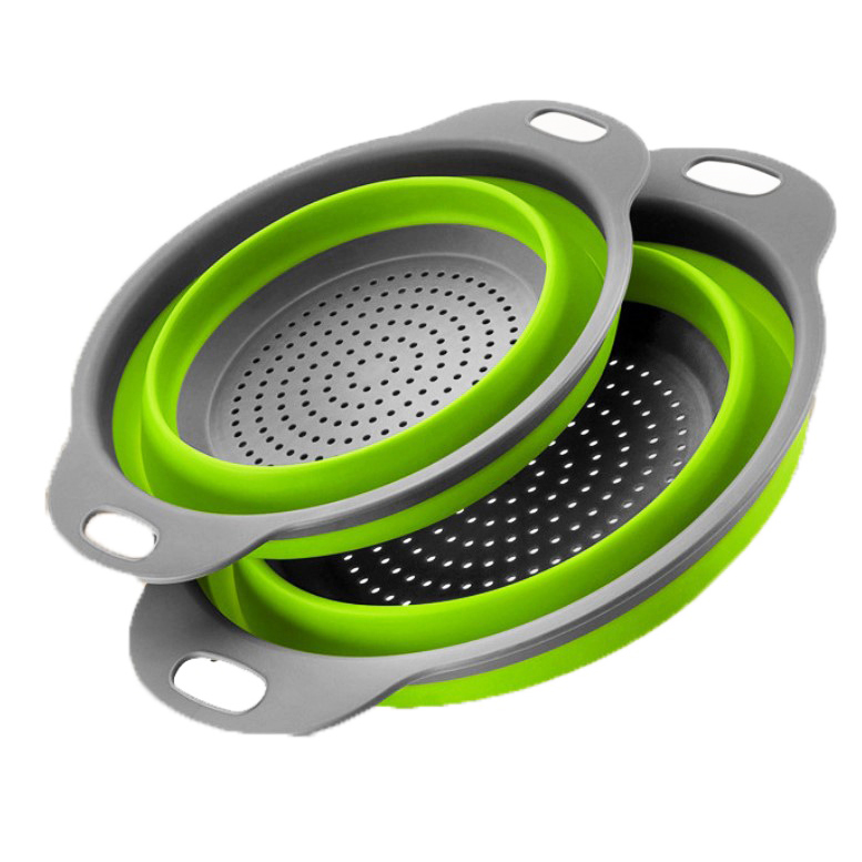 Household fruit washing plastic water filter, foldable draining basket, vegetable basket, round creative fruit plate, living room, outdoor Application Scenario