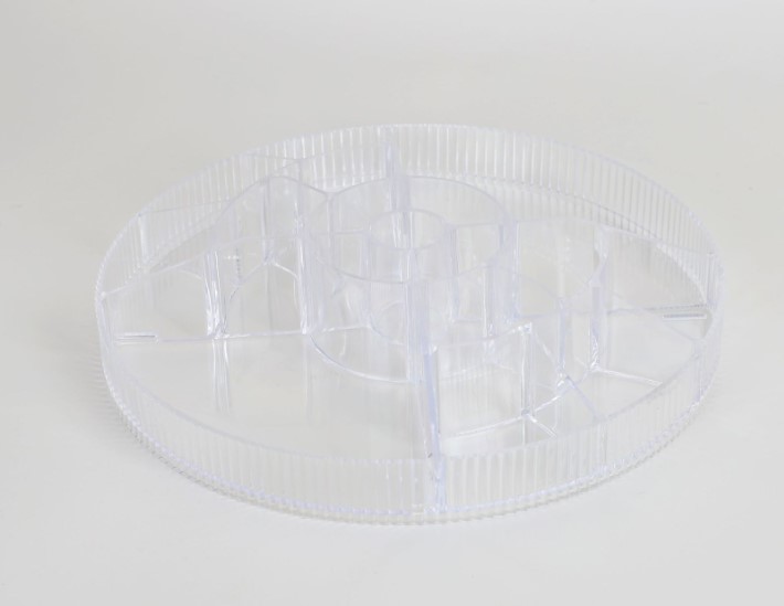 New 360-degree rotating cosmetic rack desktop storage box details Picture