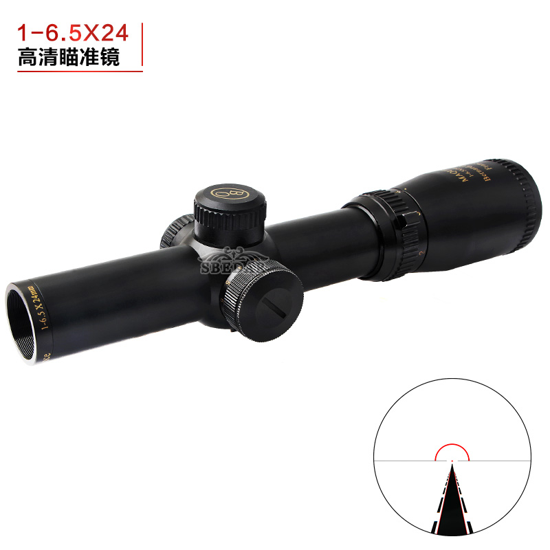 Fast sight 1-6.5x24 short aseismic aircraft ballistic differentiation sight