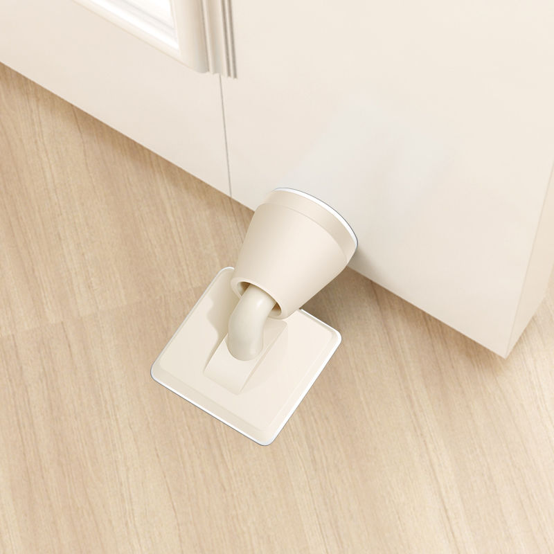 Suction Silent Door Suction Perforation-Free Silicone Door Collision Preventer Toilet Door Suction details Picture
