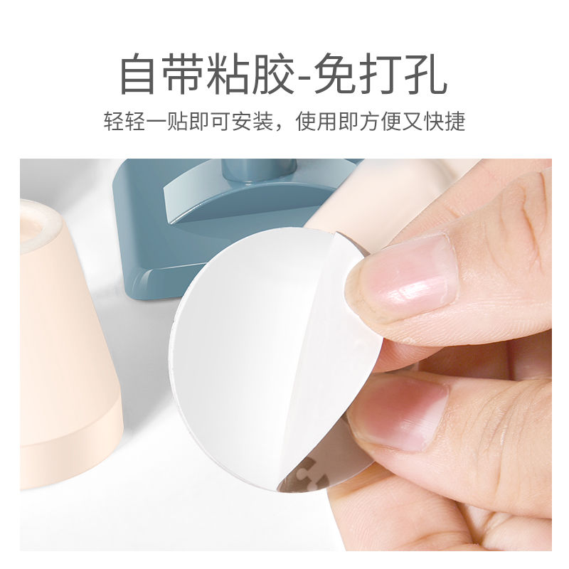 Suction Silent Door Suction Perforation-Free Silicone Door Collision Preventer Toilet Door Suction Application Scenario