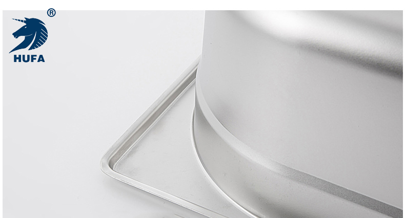 Customized 2/3 15CM deep stainless steel Gn pot for self-service food storage in European-style restaurants and hotels Application Scenario