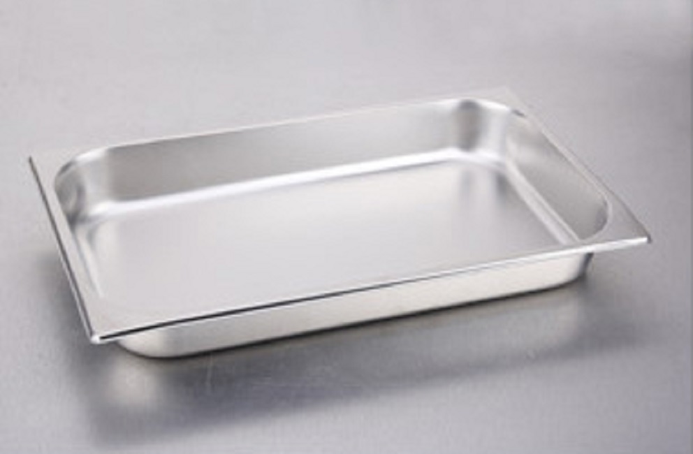 1/2 10cm high-quality metal food pot, European-style stainless steel buffet food storage capacity Specification image