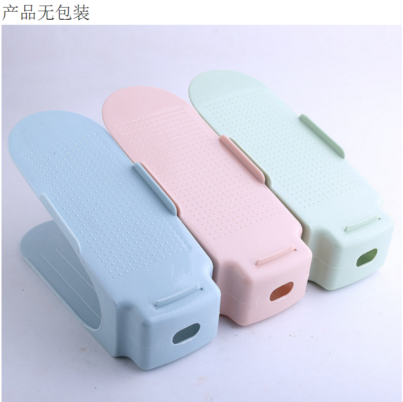一体式鞋架不可调节收纳鞋架简易塑料鞋架双层鞋架鞋柜收纳细节图