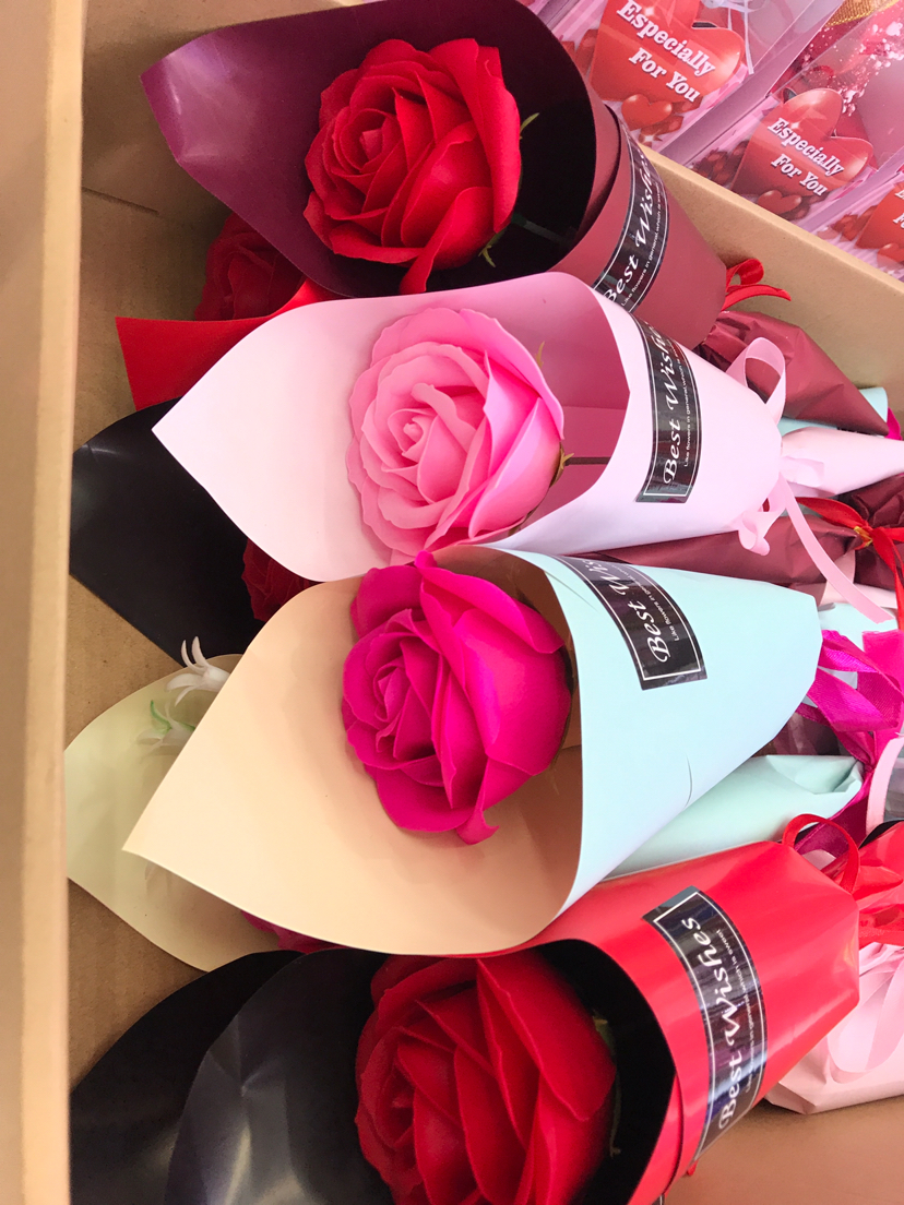 NO:1281 单只单层纸香皂花厂家直销产品图