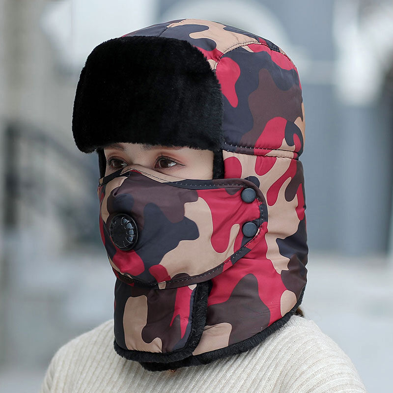 Cycling hat winter plus fleece thickened Lei Feng hat winter keep warm winter hat men details Picture