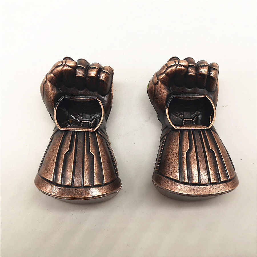 复仇者联盟爆款锌合金灭霸拳头啤酒创意复古带能量宝石开瓶器细节图