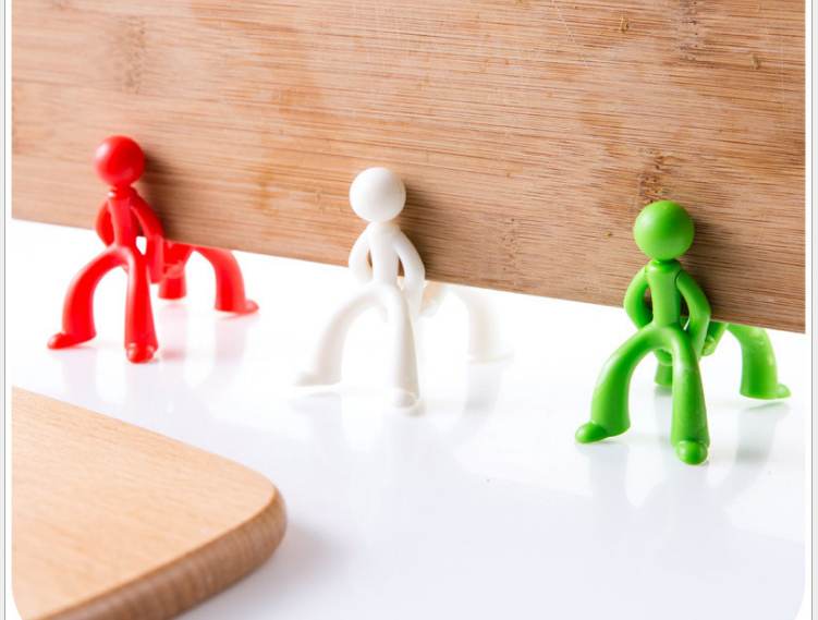 欧式创意小人菜板架 砧板架创意菜板支架