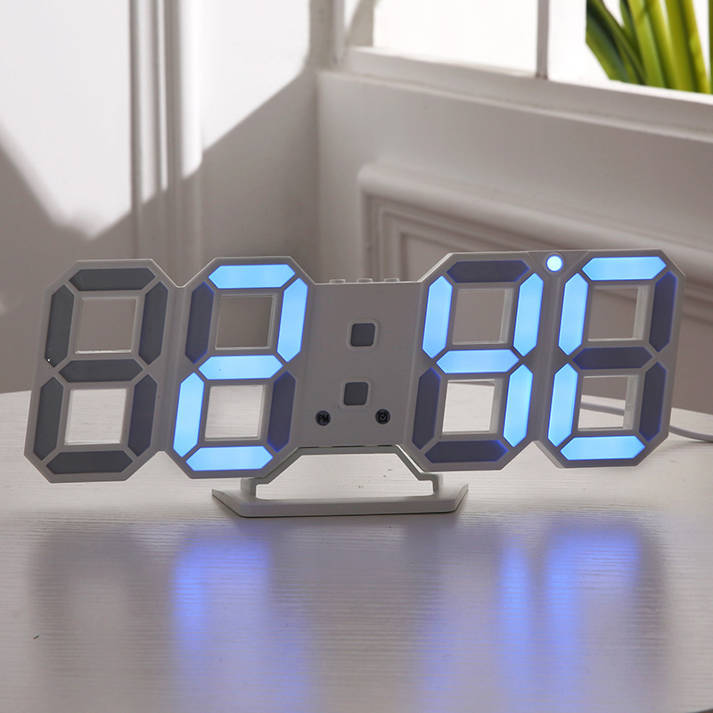 Korean bestseller 3DLED digital clock, new electronic clock alarm clock, 3D stereoscopic clock manufacturer wholesale 6609 Specification image