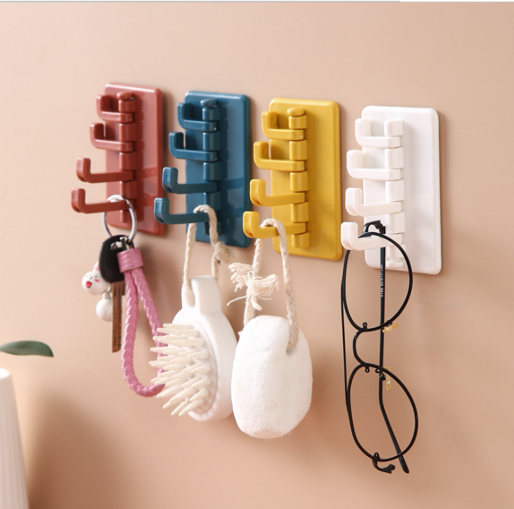 创意风琴挂钩厨房壁挂免钉门后挂衣钩浴室墙壁无痕粘钩