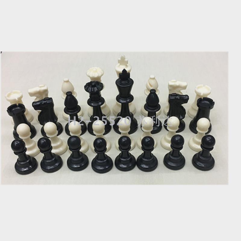 The height of the plastic chess piece king is 95mm