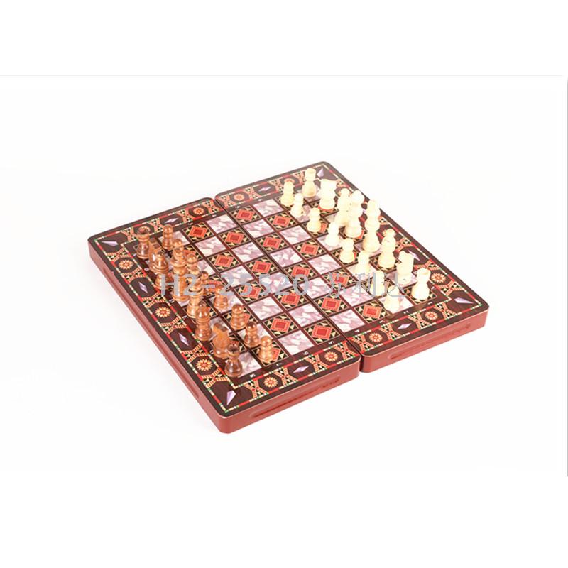 木质高档国际象棋 折叠 国际象棋外贸可定制