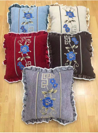 Nordic Throw Pillows With Border