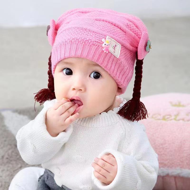 Baby Hat Fall/Winter Children's Wool Warm Hat Baby Hat 0-3-6-12 Months Baby Hat Application Scenario