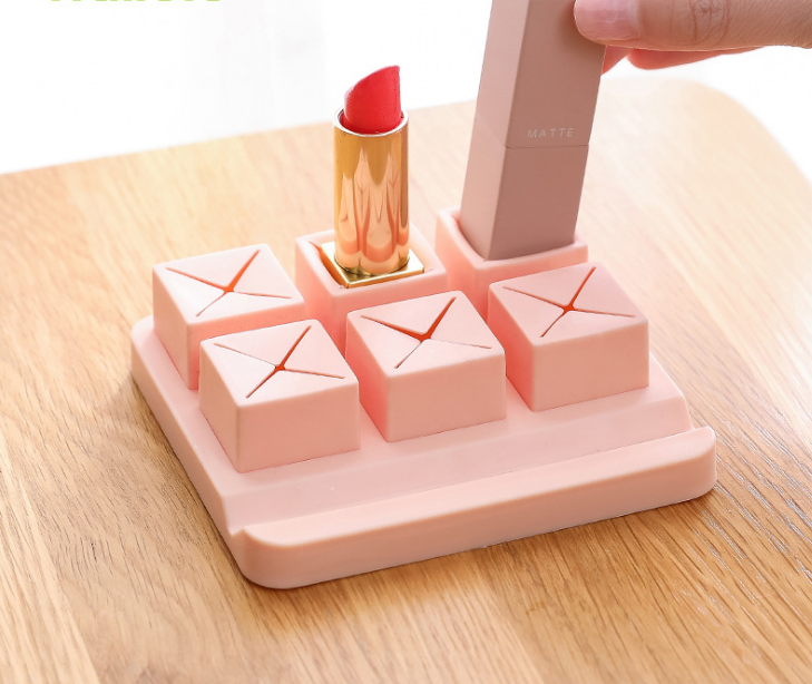 Chocolate lipstick box Makeup organizer Makeup desktop clean lipstick organizer box