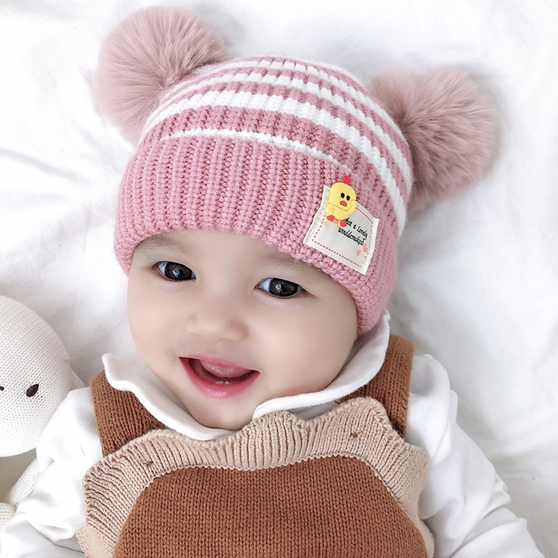New Baby Hat Spring And Autumn Thin New Baby Tire Hat Cotton Cartoon Tide Hat Warm Cute Ear Protection Item Picture