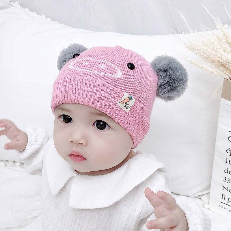 New Baby Hat Spring And Autumn Thin New Baby Tire Hat Cotton Cartoon Tide Hat Warm And Cute Specification drawing