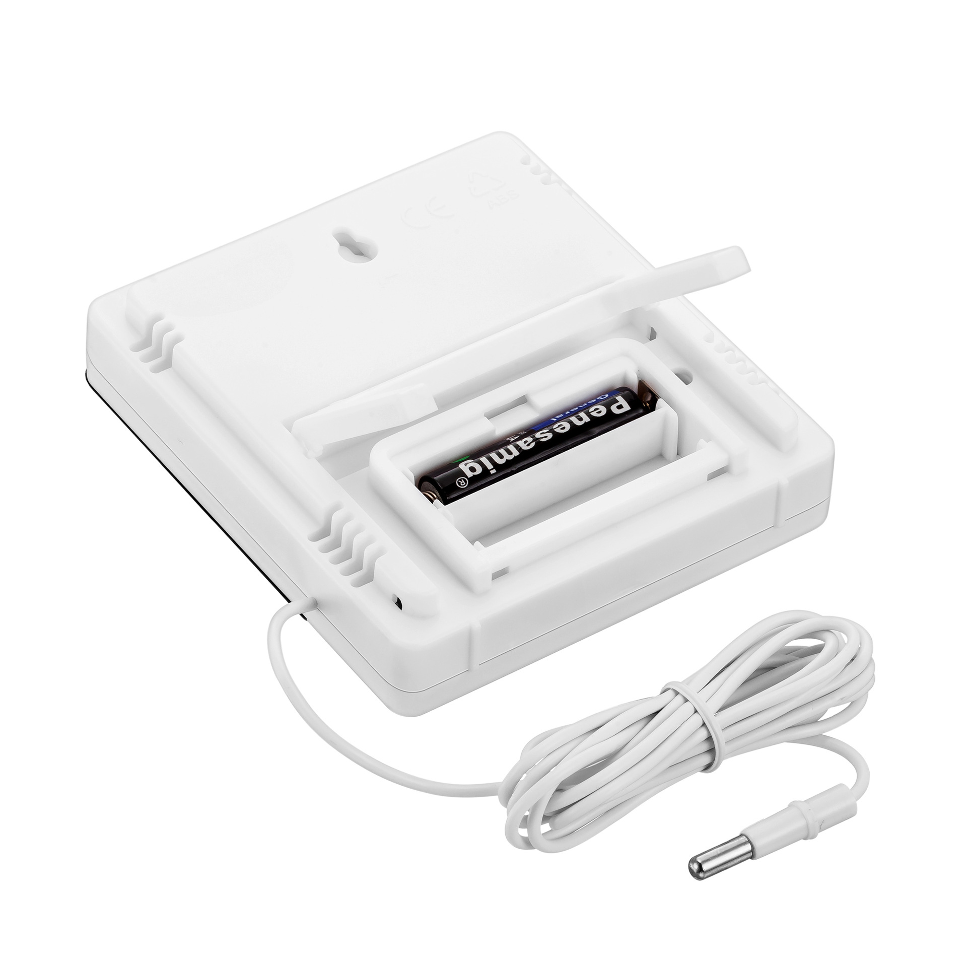 Factory direct sales of HTC-2A household multi-functional temperature and humidity meter, timing calendar alarm clock, electronic products in stock for wholesale Specification image