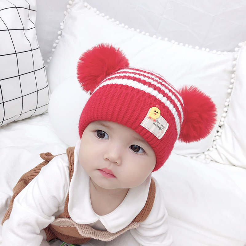 New Baby Hat Spring And Autumn Thin New Baby Tire Hat Cotton Cartoon Tide Hat Warm Cute Ear Protection details Picture
