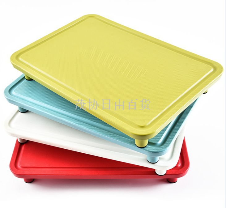High cutting board Plastic fruit sticky board Food grade baby food cutting board mildew resistant cutting board Household cutting board thickened