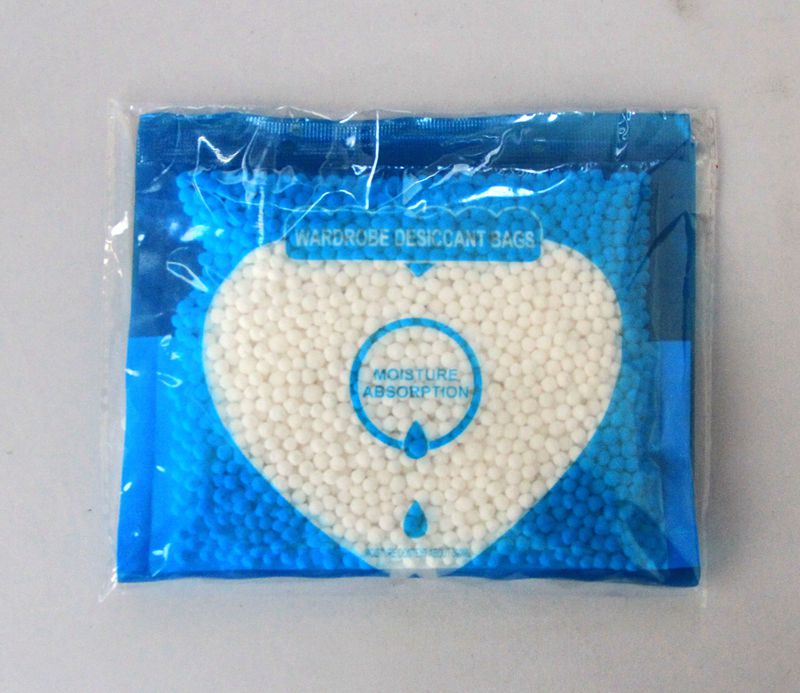 English hanging dehumidifier bag, wardrobe dehumidifier, clothing moisture-proof agent, moisture-proof and mold-proof product, dehumidifier Specification drawing