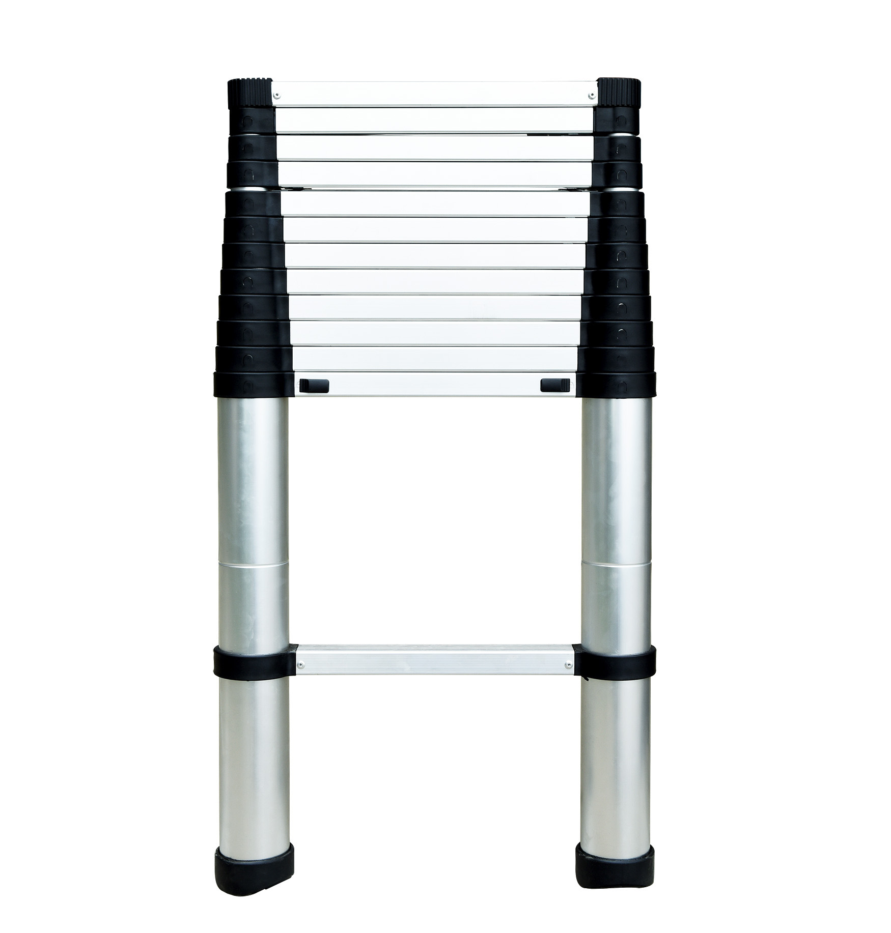 最新EN131-6 伸缩梯3.8米 3.2米 2016缓慢伸降竹节梯 厂家直销