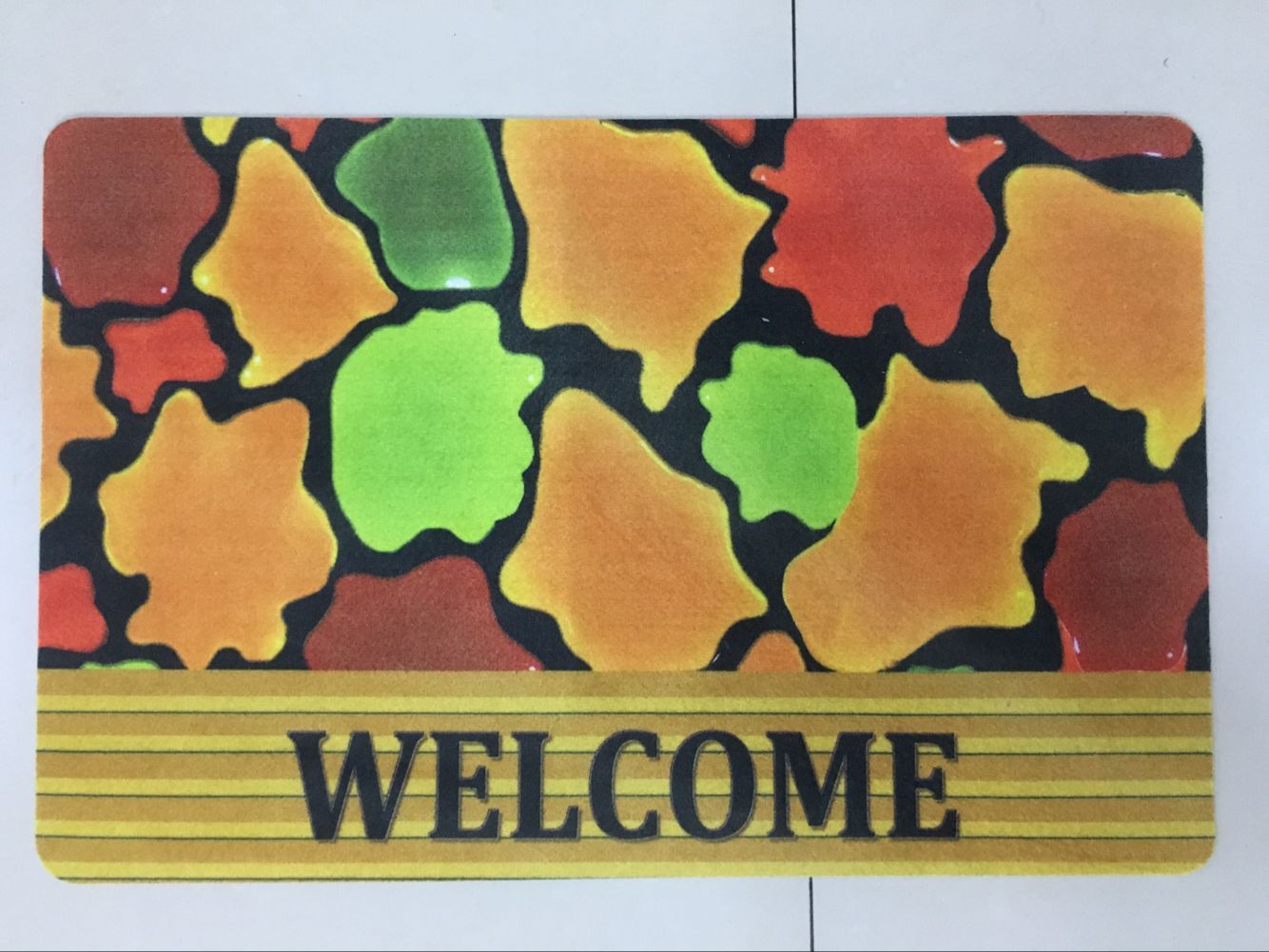 3D digital printed floor mat, non-imitation fabric printed floor mat, three-dimensional high-definition printed floor mat, foot mat Item Picture