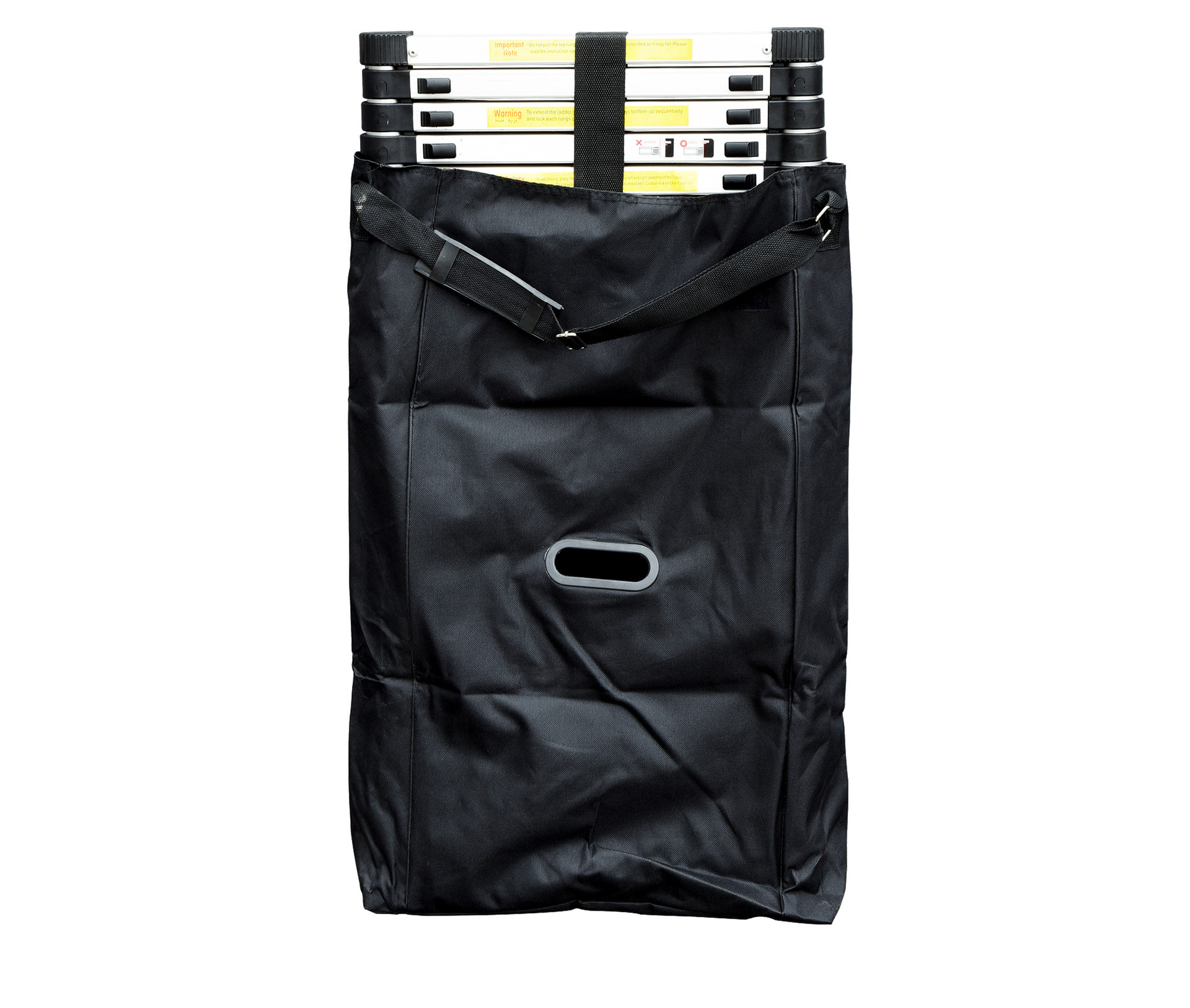 最新EN131-6 伸缩梯3.8米 3.2米 2016缓慢伸降竹节梯 厂家直销细节图