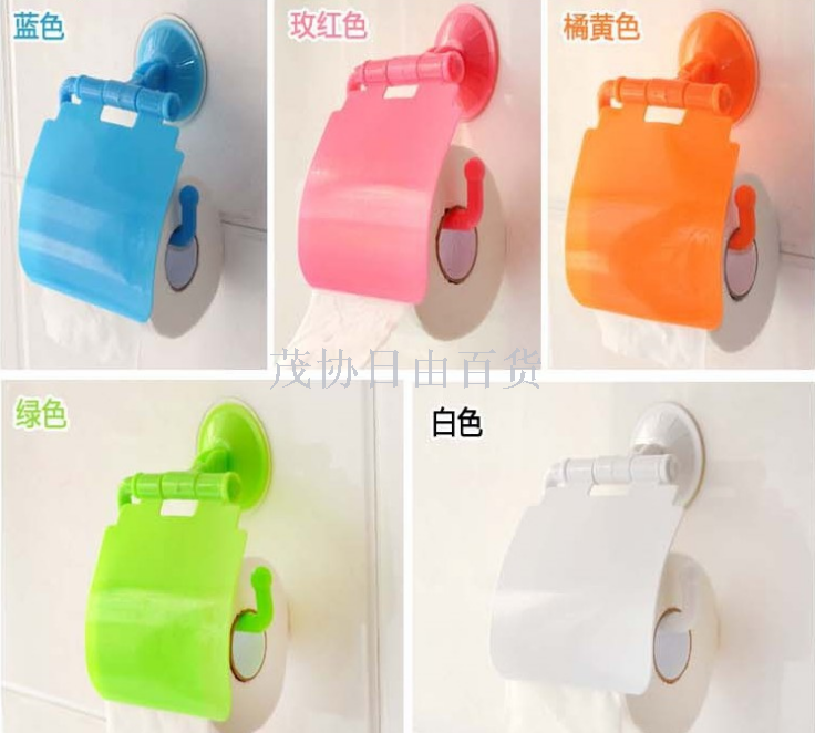 Manufacturers wholesale new wall sucker tissue holder Roll paper holder Magic bathroom waterproof tissue holder tissue box