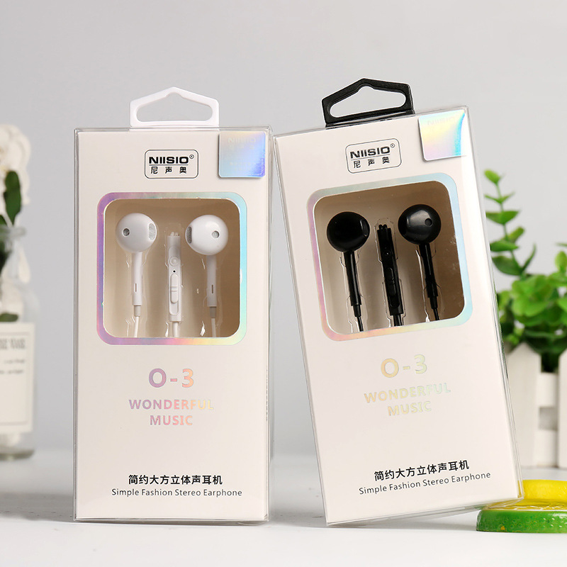 Nisao O-3 original voice earphones Stereo in-ear music earphones MP3 computer mobile phone universal earphones full figure