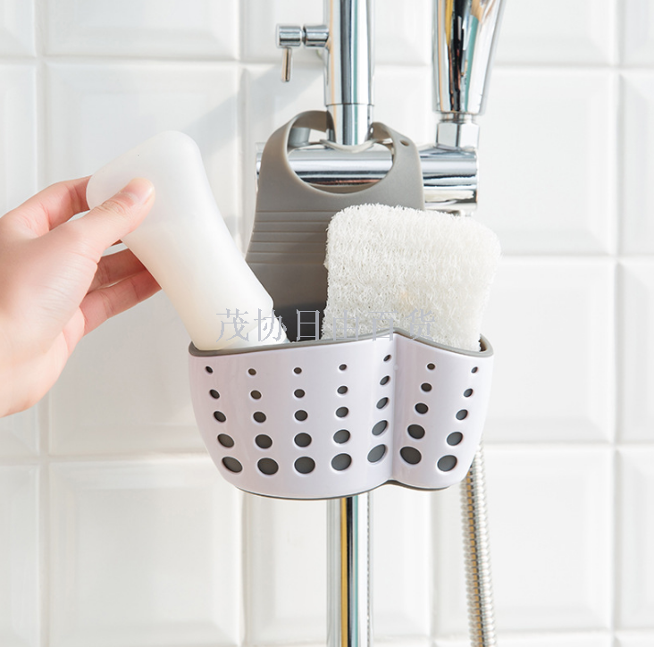 厨房水槽沥水袋AF027收纳挂篮挂袋居家水龙头海绵沥水篮吊篮 一
