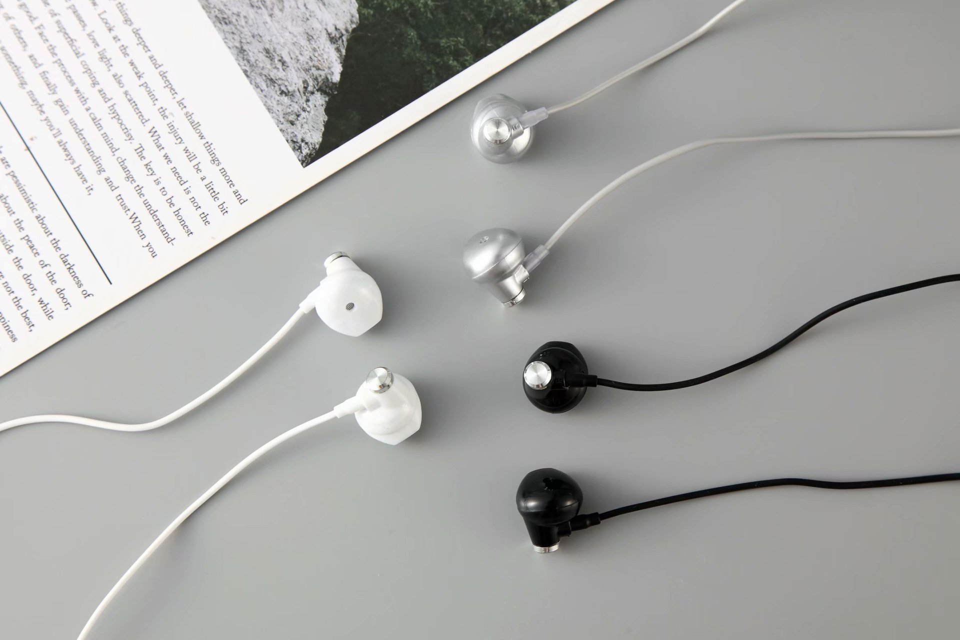 Nysono O-13 earbuds Simple heavy bass band microphone control tuning mobile phone headphones Specification drawing