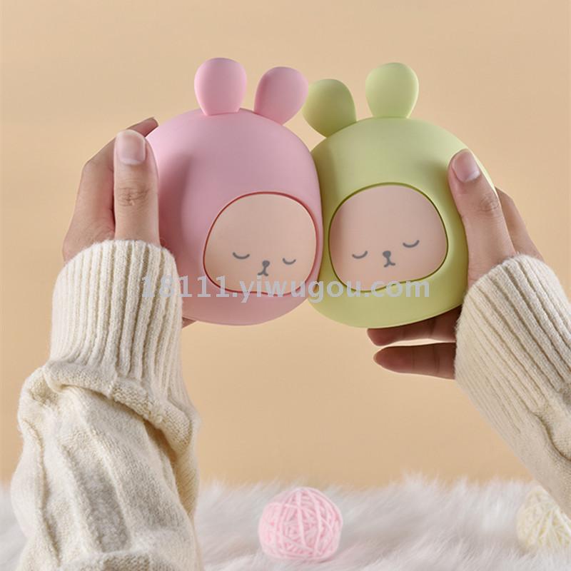 Silicone warm water bao Cuteness explosion-proof warm handbag water injection mini hot water bag can microwave oven heating source manufacturers thumbnail