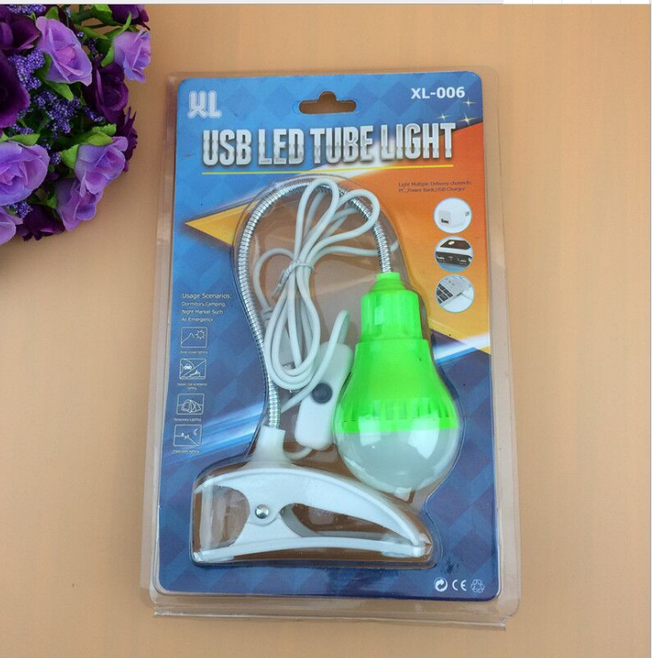 Creative learning led desk lamp for bedside in the bedroom, USB folding charging desk lamp, 3W LED eye-protecting clip desk lamp Application Scenario